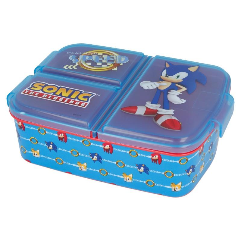 Delený plastový box na desiatu JEŽKO SONIC, 40520