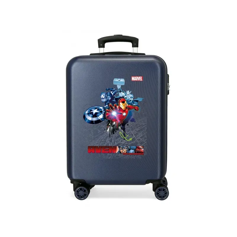 JOUMMA BAGS Luxusný detský ABS cestovný kufor AVENGERS, 55x38x20cm, 34L, 2091721