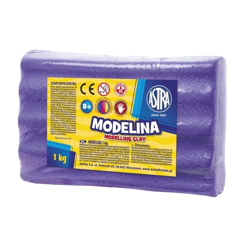 ASTRA Modelovacia hmota do rúry MODELINA 1kg Fialová, 304111003