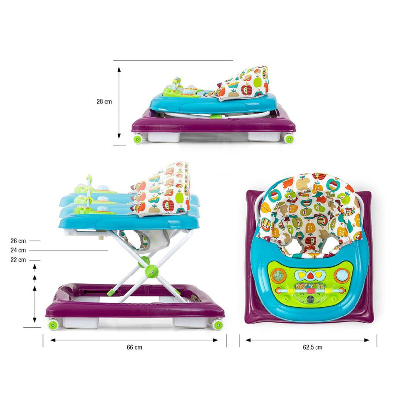Detské chodítko Milly Mally Patrol Apple(poškodený obal) 4
