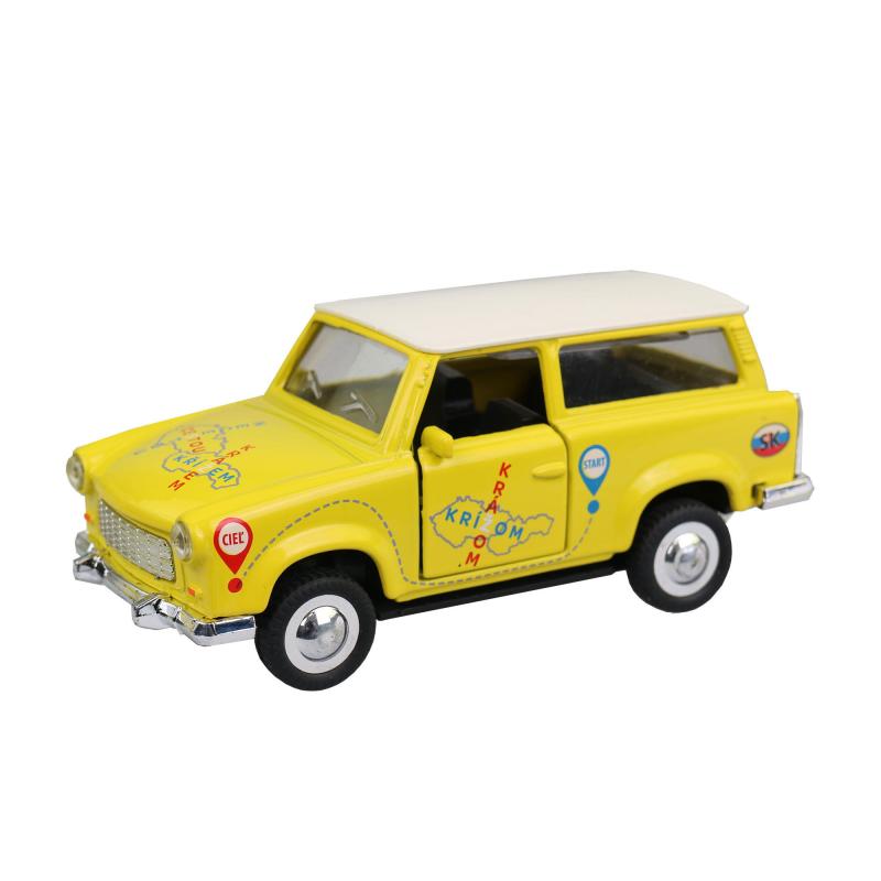 Kovový retro trabant