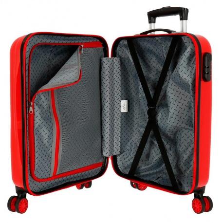 JOUMMA BAGS Luxusný ABS cestovný kufor DISNEY CARS McQueen, 55x38x20cm, 34L, 2041722