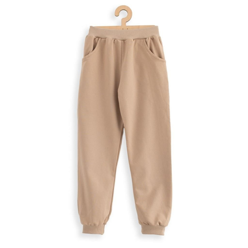 Detské tepláky New Baby Kindergarten hnedá 128/134