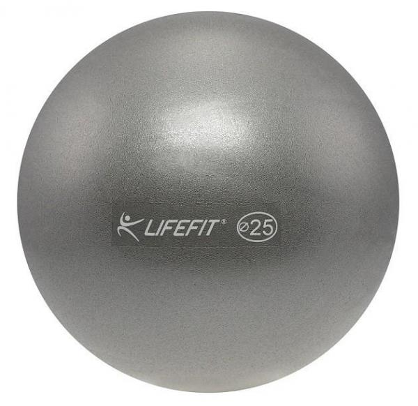 Lopta overball LIFEFIT 25cm, strieborný