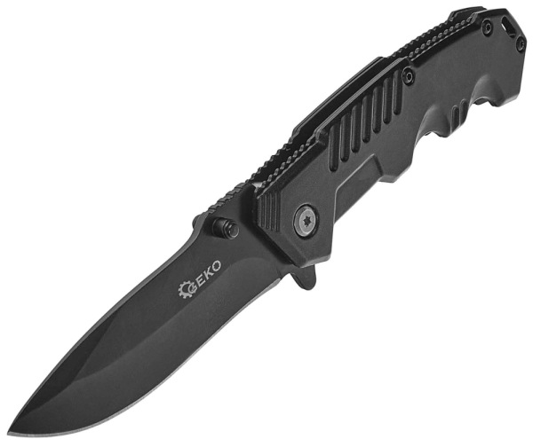 Taktický nôž BLACK Survival 200/75 mm, GEKO 8