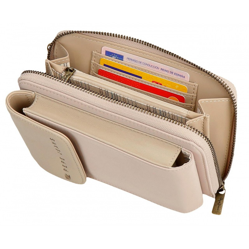Pepe Jeans Morgan Beige - Kabelka na mobil / Peňaženka, 7925333 3