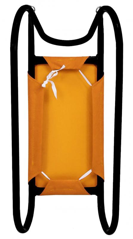 Rulyt kovové sane 62 cm, oranžovo-čierne