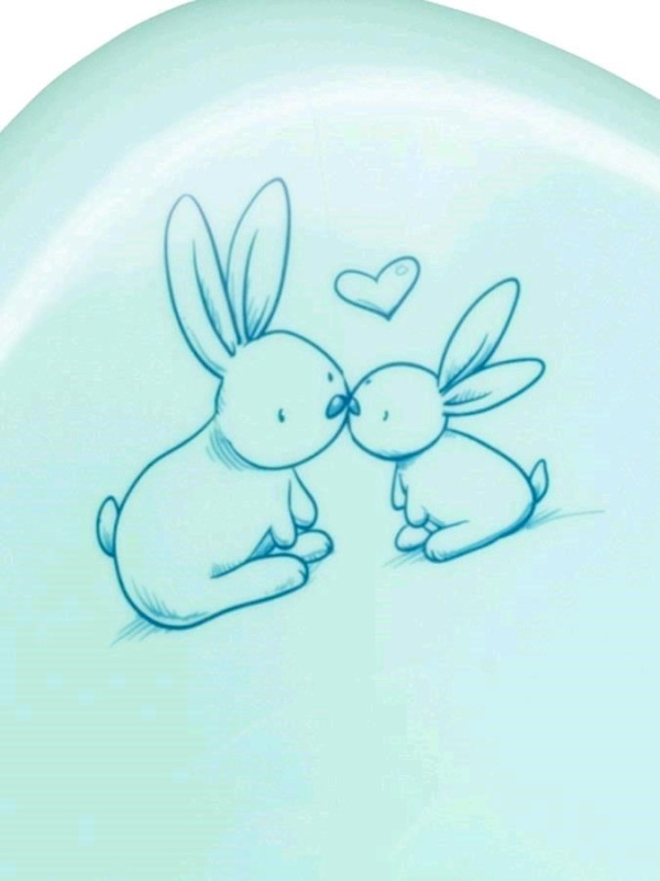 Detský nočník s poklopom Bunny mätový 1