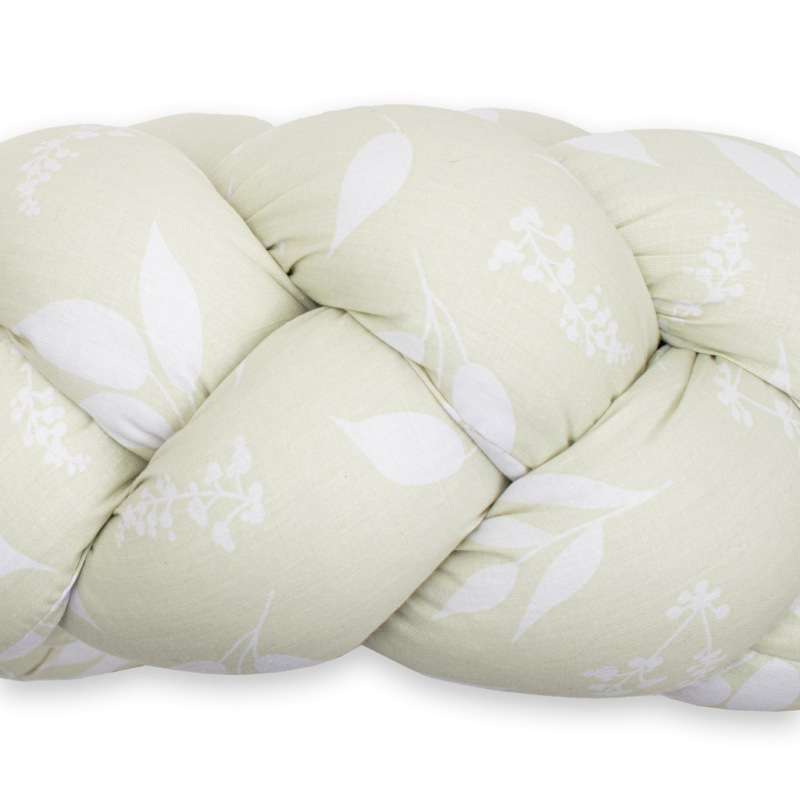 Ochranný mantinel do postieľky vrkoč New Baby Lístie 1