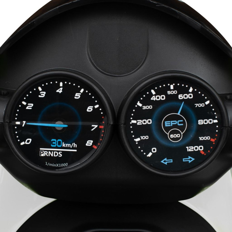 Detská elektrická motorka Baby Mix POLICE biela 5