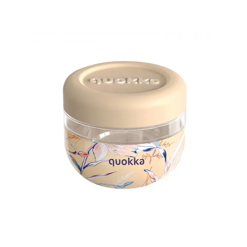 Quokka Bubble, Plastová nádoba na jedlo Vintage Floral, 500ml, 40125