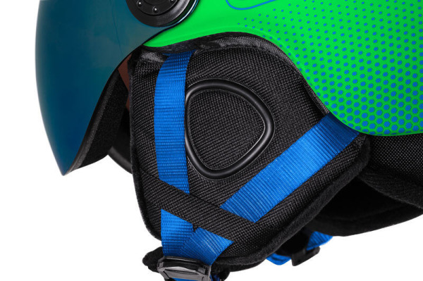 Speedy PRO detská lyžiarska prilba zelená matná 2