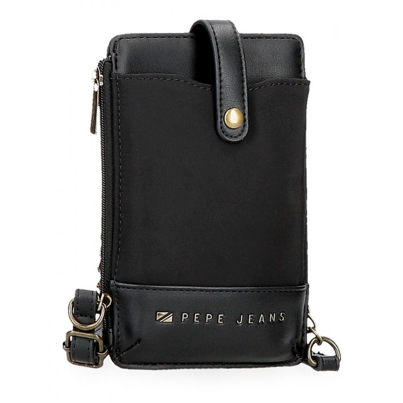 Pepe Jeans Morgan Black - Kabelka na mobil / Peňaženka, 7925031