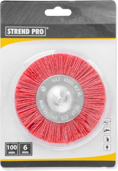 Kefa Strend Pro AWB-038, 100 mm, okružná, nylon, so stopkou