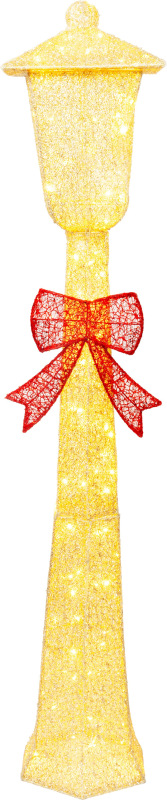 Dekorácia MagicHome Vianoce, Pouličná lampa, 110xLED teplá biela, IP44, 30x30x150 cm
