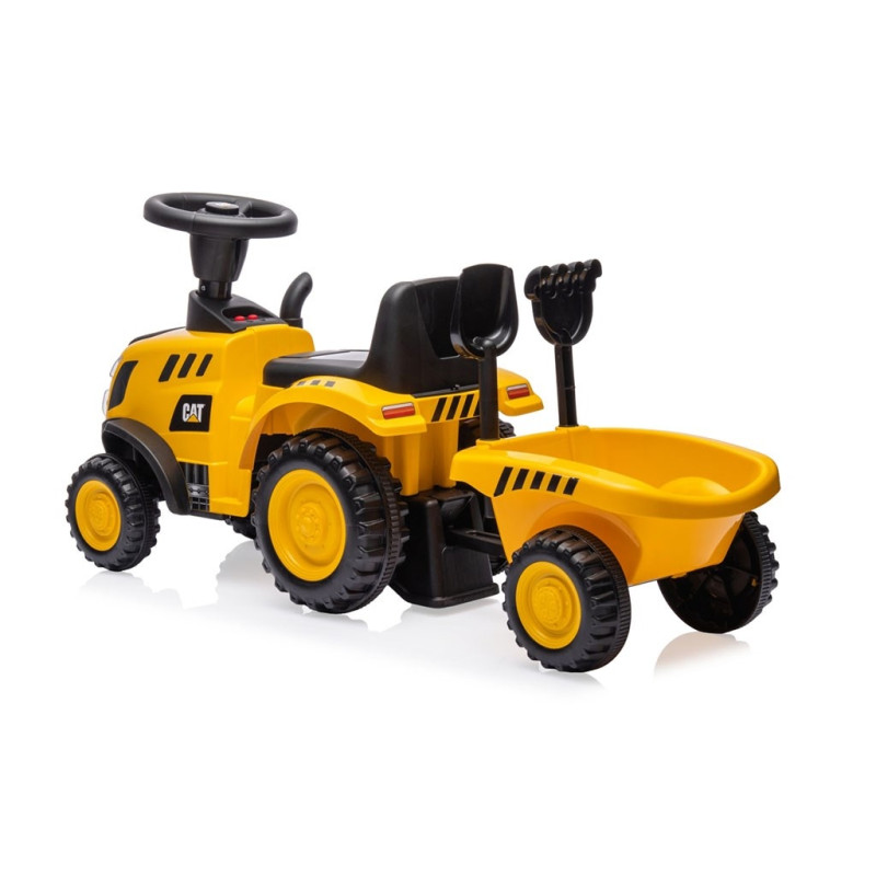 Odrážadlo CAT TRACTOR Milly Mally žlté 2