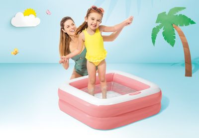 Bazénik Intex® 57100, Play box, detský, nafukovací, mix farieb, 0,86x0,86x0,25 m 4