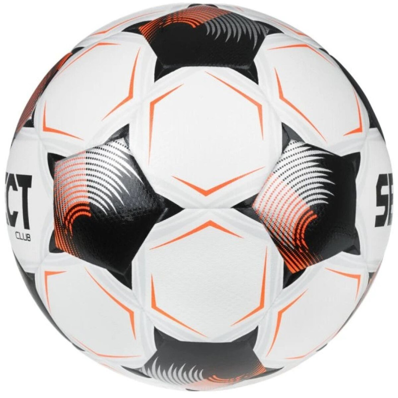FB Club futbalová lopta biela-čierna 1