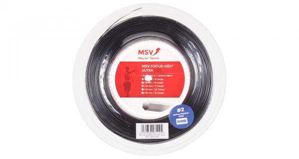 MSV Focus HEX Ultra tenisový výplet 200 m čierna 1,20mm