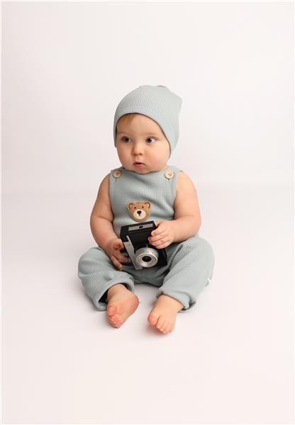 Dojčenské zahradníčky New Baby Luxury clothing Oliver zelené 92 (18-24m)