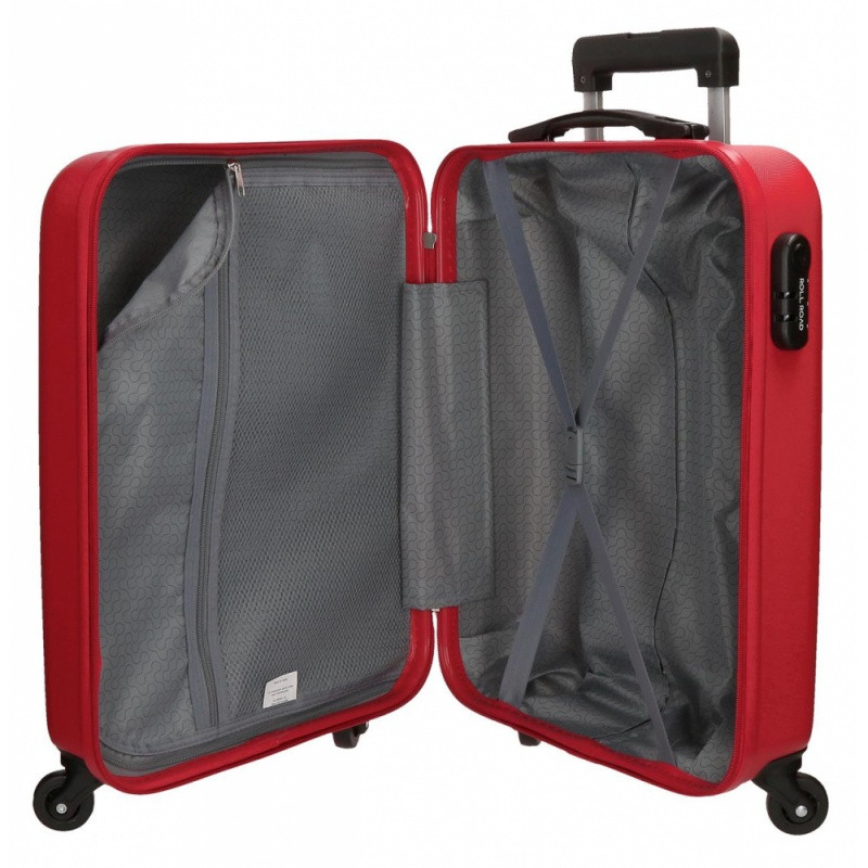 ROLL ROAD Flex Red, Sada ABS cestovných kufrov, 55-65-75cm, 5849464 11