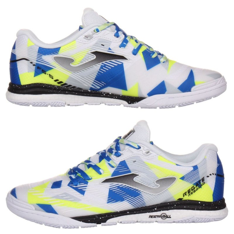 Regate Rebound 2402 sálová obuv biela-žltá 1