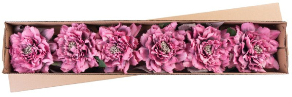 Kvet MagicHome, pivónia, so stuhou, svetlo ružová, stonka, veľkosť kvetu: 17 cm, dĺžka kvetu: 37 cm, 1