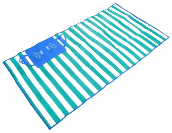 Skladacie plážové ležadlo SEDCO Plastic 180x90 cm, modrá