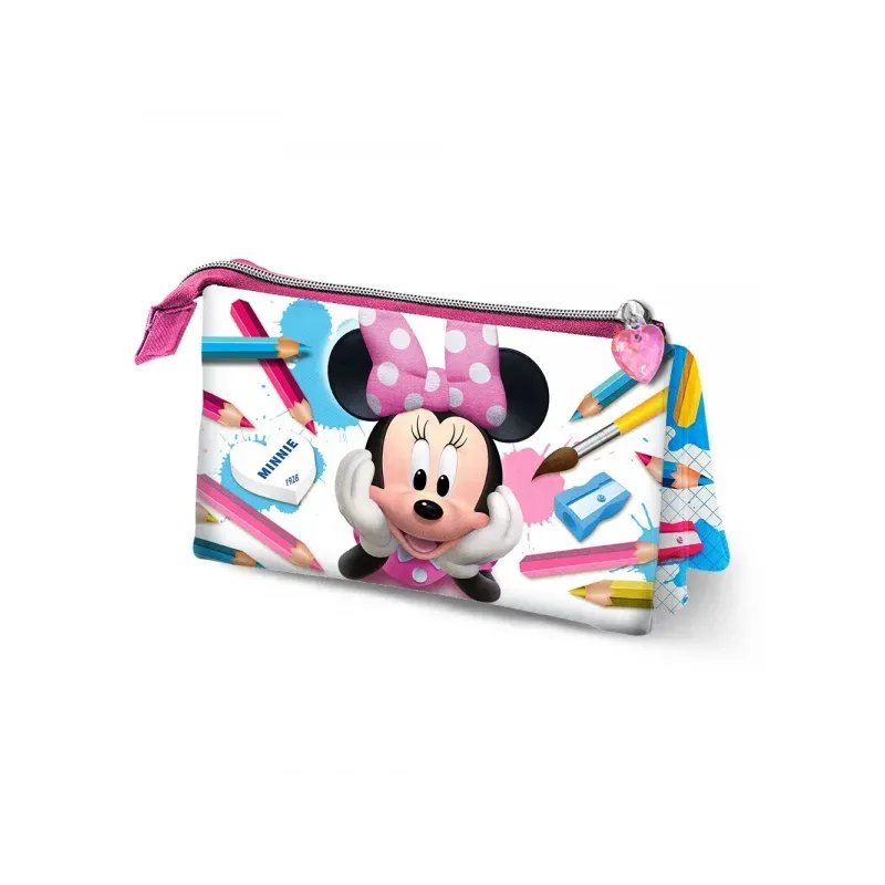 Triple peračník / puzdro na zips MINNIE MOUSE Pencils