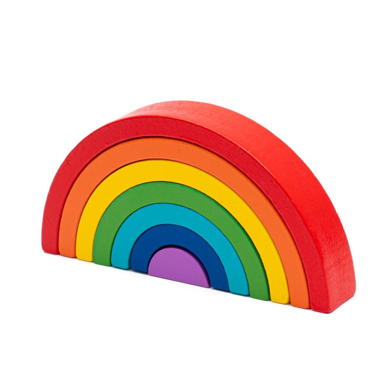 Drevená dúha Montessori Baby Mix