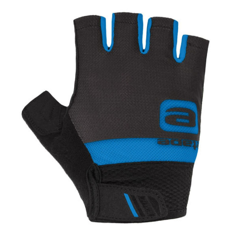 Air cyklistické rukavice čierna-modrá 1