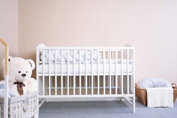 Detská postieľka New Baby MIA štandard biela