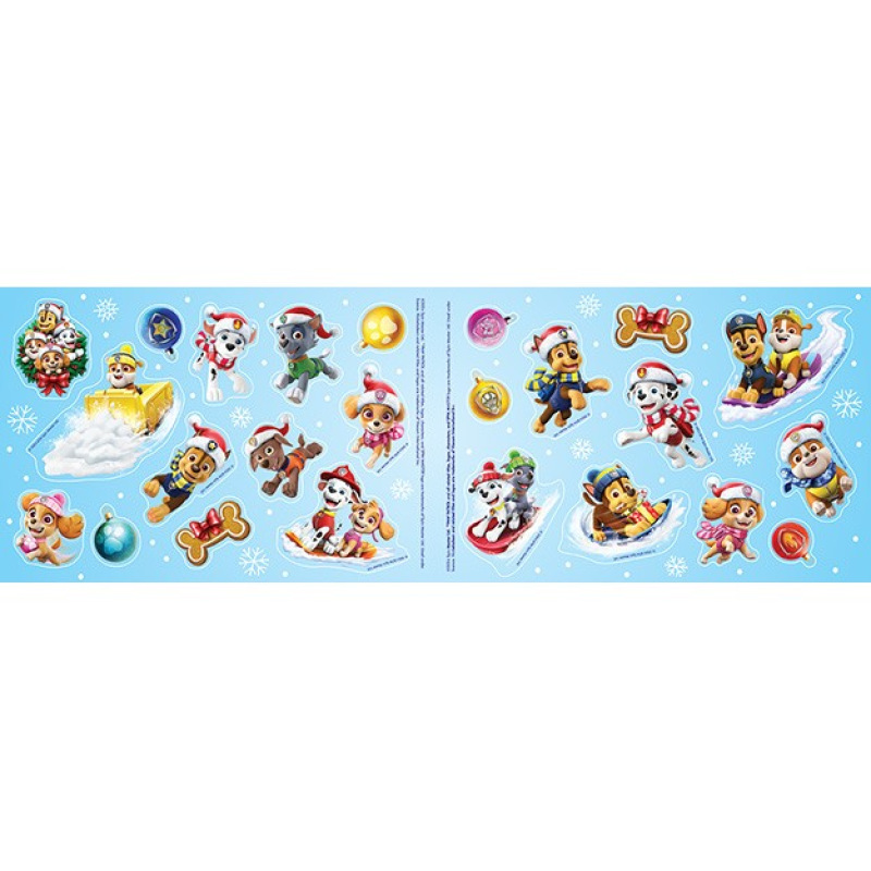 Omaľovánka A4 Labková patrola Vianoce 2