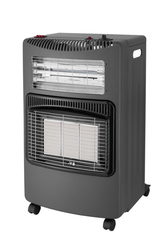 Ohrievač Strend Pro DA-201QAF 4,2kW + 1,2kW, + plynová hadica a regulátor plynu, 2v1, plynový, s ven