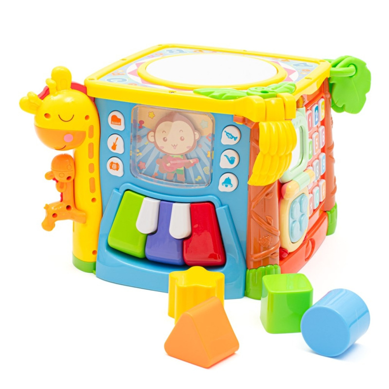 Interaktívna hudobná vzdelávacia kocka Baby Mix 2