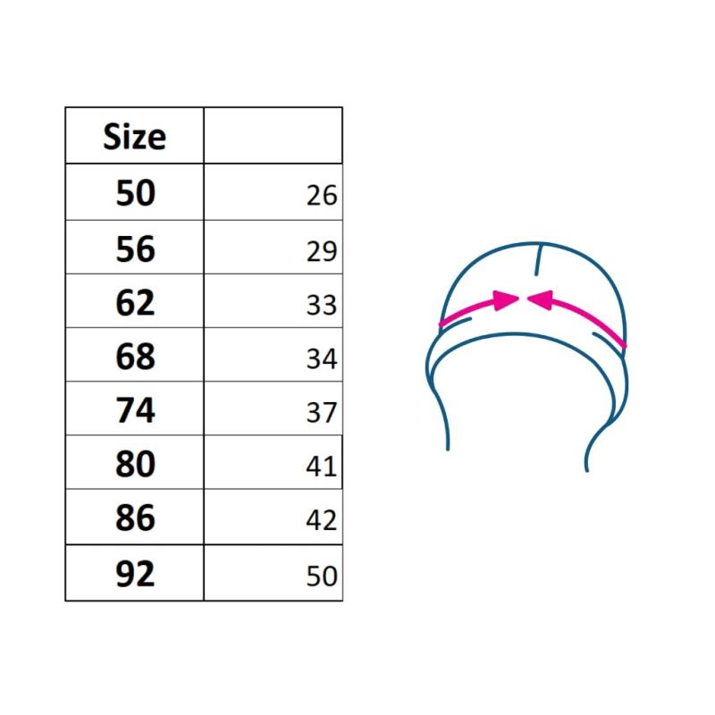 Dievčenská čiapočka turban New Baby For Girls stripes 74 (6-9m)