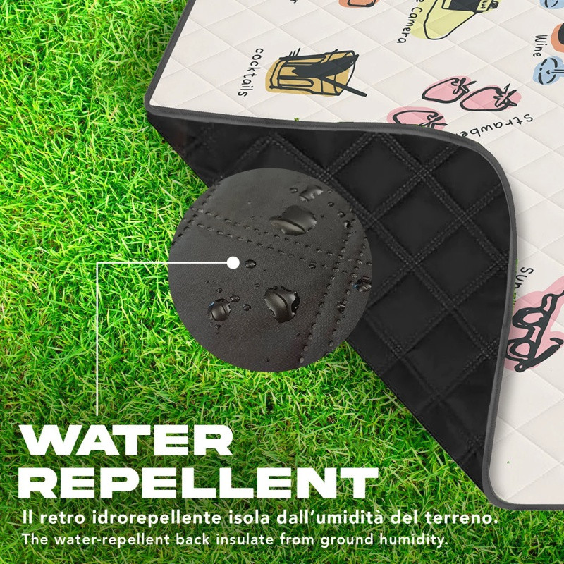 Veľká pikniková deka Perletti Travel – Essentials, 200x200cm, 13156 5