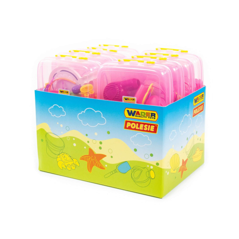 Toaletný stolík Malá princezná v kufríku 16 dielov 2