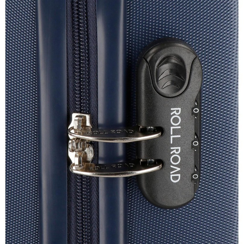 ROLL ROAD Flex Navy Blue, Sada ABS cestovných kufrov, 55-65-75cm, 5849462 5