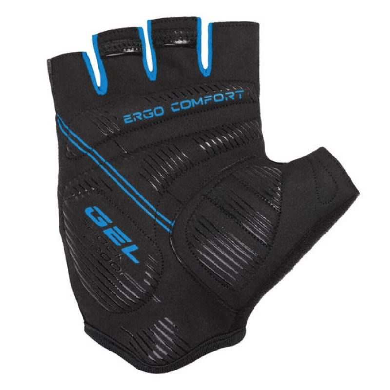 Air cyklistické rukavice čierna-modrá 2