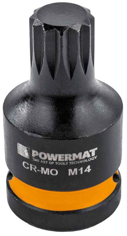 Sada krátkých a dlhých úderových hlavíc M14, M16, M18, 6-dielna, POWERMAT 2
