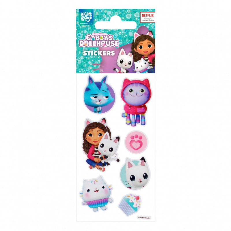 Nálepky Gabbys Dollhouse 3