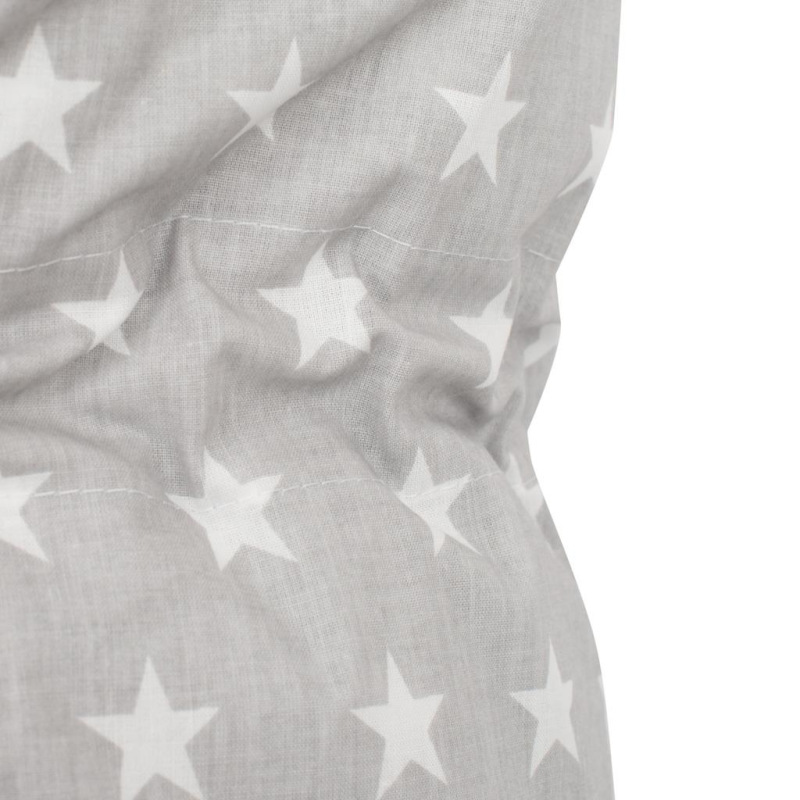 Klasická šnurovacia zavinovačka New Baby Hviezdičky sivo-biela 1