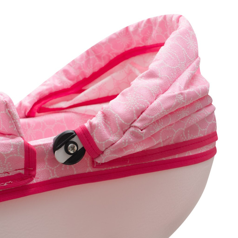 Luxusný detský kočík pre bábiky New Baby COMFORT ružový 3