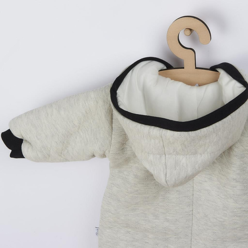 Zimná dojčenská kombinéza s kapucňou Koala Star Vibes modrá 68 (4-6m) 3