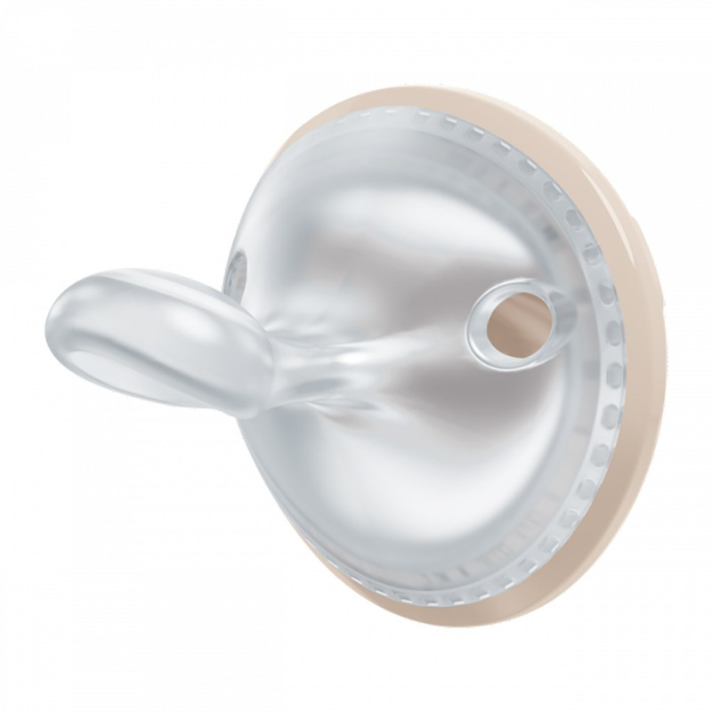 Cumlík NUK Perfect Match 0-6m 2 ks beige/red 0-6 m 2