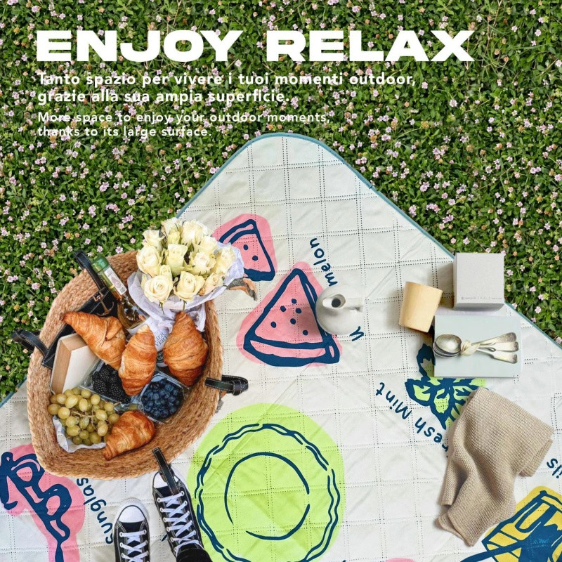 Veľká pikniková deka Perletti Travel – Essentials, 200x200cm, 13156 6