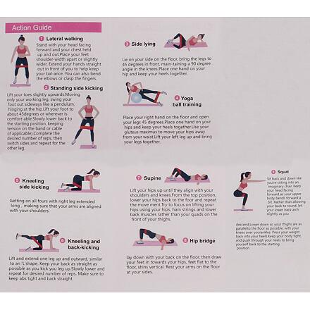 Yoga Hip Circle odporový pás 3