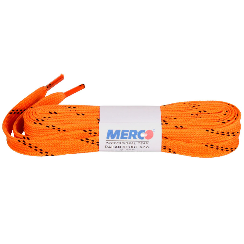 PHW-12 šnúrky do korčúľ voskované oranžová