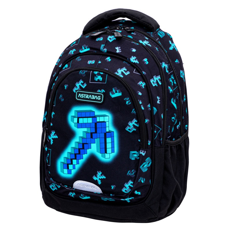 Školský batoh pre prvý stupeň AstraBAG DARK PIXEL, AB330, 502025014 1